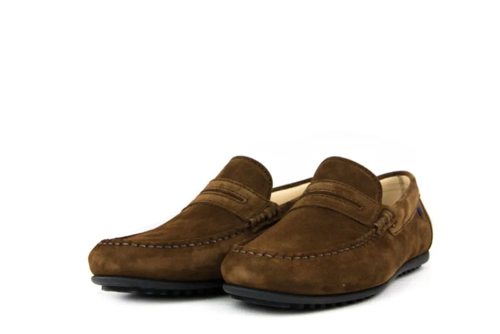 Mocassins | Loafers / Instappers^Van Bommel Mocassins Bruin Elba 01.02