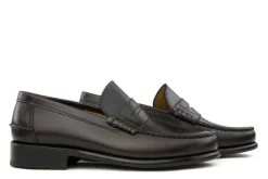 Mocassins | Loafers / Instappers^Van Bommel Mocassins Rood Bruin