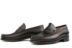 Mocassins | Loafers / Instappers^Van Bommel Mocassins Rood Bruin