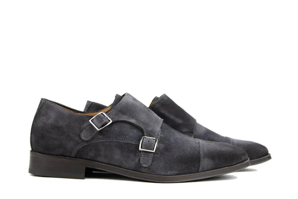 Nette Schoenen | Gespschoenen^Van Bommel Raffa 01.10 Darkgrey
