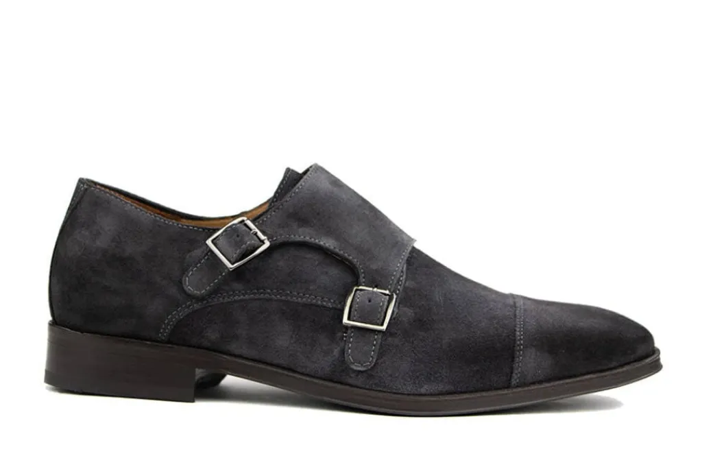 Nette Schoenen | Gespschoenen^Van Bommel Raffa 01.10 Darkgrey
