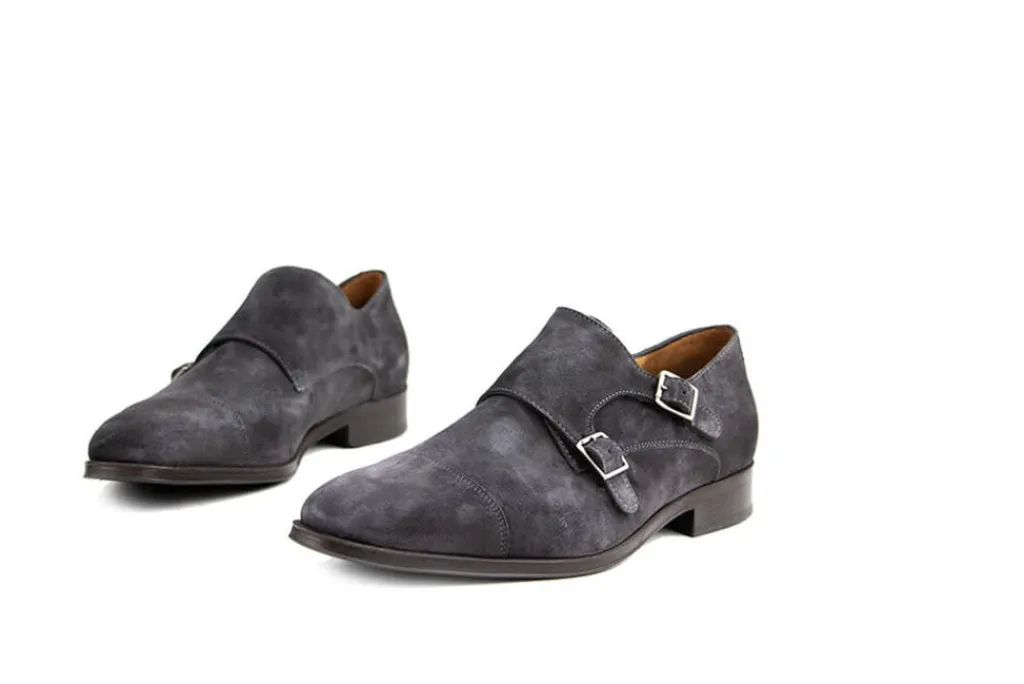 Nette Schoenen | Gespschoenen^Van Bommel Raffa 01.10 Darkgrey