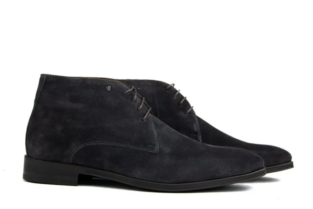 Hoge Veterschoenen | Nette Schoenen^Van Bommel Raffa 05.07 D.Grey