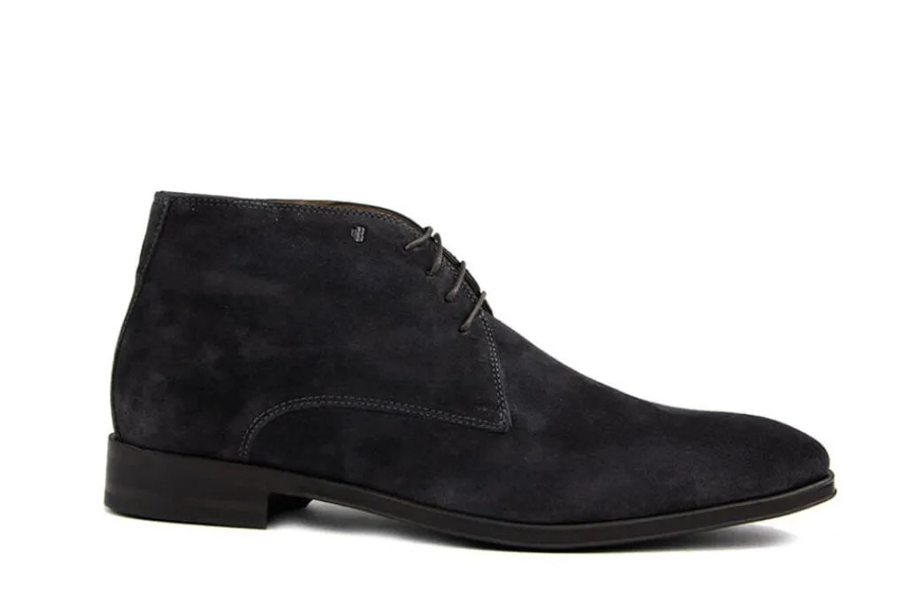 Hoge Veterschoenen | Nette Schoenen^Van Bommel Raffa 05.07 D.Grey