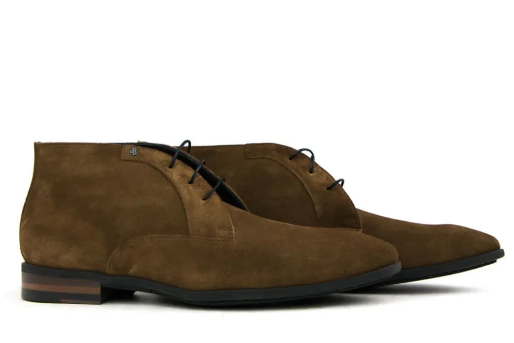 Hoge Veterschoenen | Nette Schoenen^Van Bommel Sella 03.06 Bruin Suede