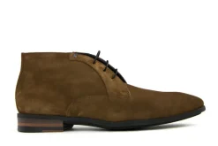Hoge Veterschoenen | Nette Schoenen^Van Bommel Sella 03.06 Bruin Suede