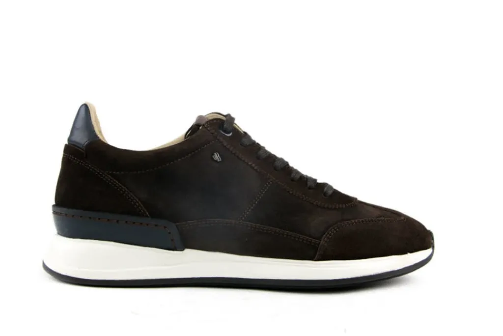 Sneakers^Van Bommel Sneaker Dark Brown Suede