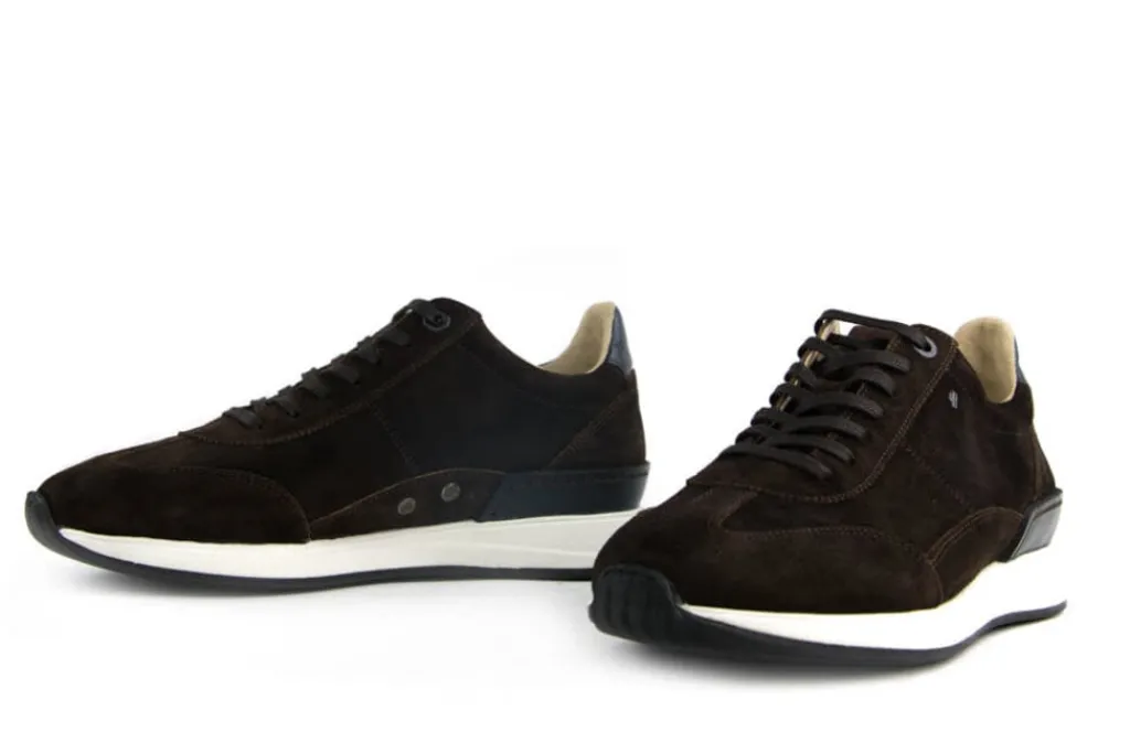Sneakers^Van Bommel Sneaker Dark Brown Suede