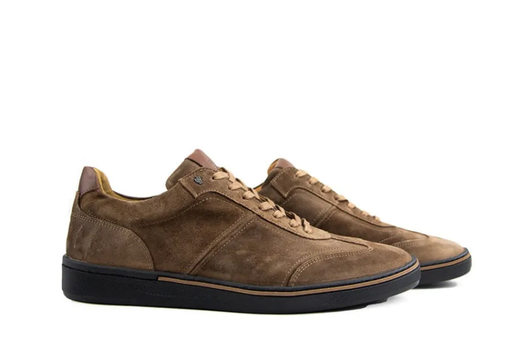 Sneakers^Van Bommel Sneakers Bora 01.18 Cognac