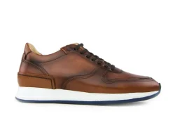 Sneakers^Van Bommel Sneakers Donker Cognac Calf