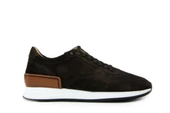 Sneakers^Van Bommel Sneakers Donkerbruin Suede