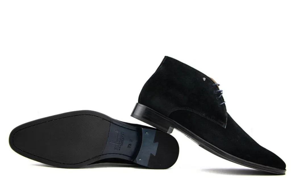 Hoge Veterschoenen | Nette Schoenen^Van Bommel Veterschoen Raffa 05.03 Zwart