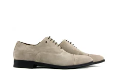Veterschoenen | Nette Schoenen^Van Bommel Veterschoen Taupe Suede