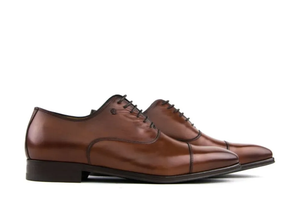 Veterschoenen | Nette Schoenen^Van Bommel Veterschoenen Cognac Raffa 02.00
