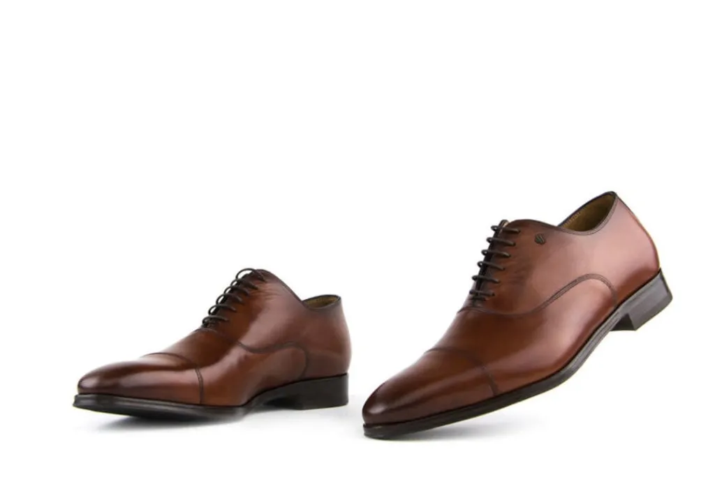 Veterschoenen | Nette Schoenen^Van Bommel Veterschoenen Cognac Raffa 02.00