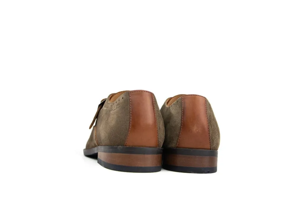 Nette Schoenen | Gespschoenen^Van Lier Gesp Bregenz Taupe Suede