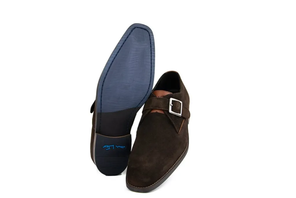 Gespschoenen | Nette Schoenen^Van Lier Gesp Bregenz Testa di Moro Bruin
