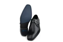 Gespschoenen | Nette Schoenen^Van Lier Gesp Bregenz Zwart Leer