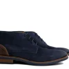 Hoge Veterschoenen | Nette Schoenen^Van Lier Hoge Veter Amalfi Navy Blauw Suede