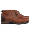 Hoge Veterschoenen | Nette Schoenen^Van Lier Hoge Veter Amalfi Cognac