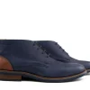 Hoge Veterschoenen | Nette Schoenen^Van Lier Hoge Veter Amalfi Navy Blauw