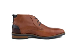 Hoge Veterschoenen | Nette Schoenen^Van Lier Hoge Veter Amalfi Cognac