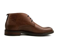 Nette Schoenen | Hoge Veterschoenen^Van Lier Hoge Veter Boston Bruin Cognac