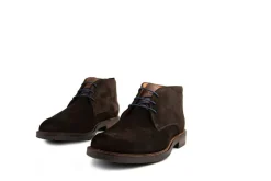 Hoge Veterschoenen | Nette Schoenen^Van Lier Hoge Veter Boston Testa di Moro