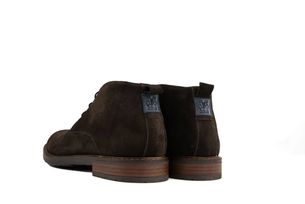 Hoge Veterschoenen | Nette Schoenen^Van Lier Hoge Veter Boston Testa di Moro