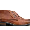 Hoge Veterschoenen | Nette Schoenen^Van Lier Hoge Veter Cognac Leer