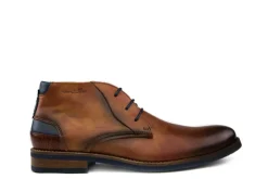 Hoge Veterschoenen | Nette Schoenen^Van Lier Hoge Veter Cognac Leer
