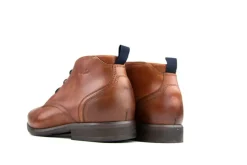 Hoge Veterschoenen | Nette Schoenen^Van Lier Hoge Veter Cognac Leer