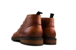 Hoge Veterschoenen | Nette Schoenen^Van Lier Hoge Veter Cognac Leer