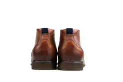 Hoge Veterschoenen | Nette Schoenen^Van Lier Hoge Veter Cognac Leer