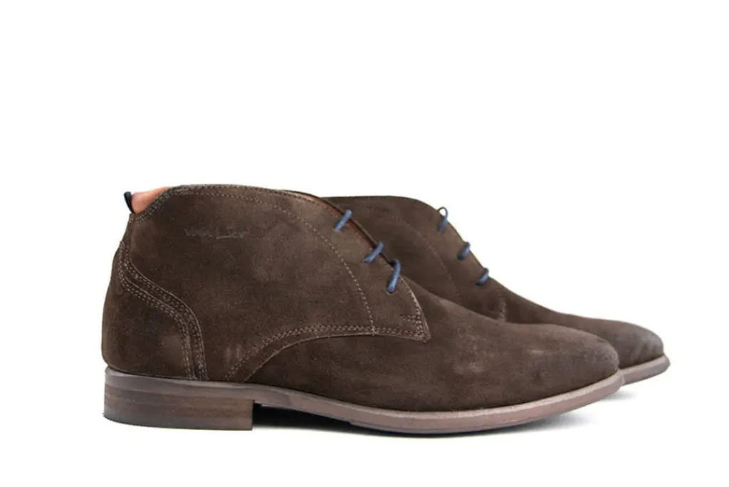 Hoge Veterschoenen | Nette Schoenen^Van Lier Hoge Veter Erasmo Testa Di Moro