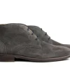 Hoge Veterschoenen | Nette Schoenen^Van Lier Hoge Veter Erasmo Donkergrijs Suède