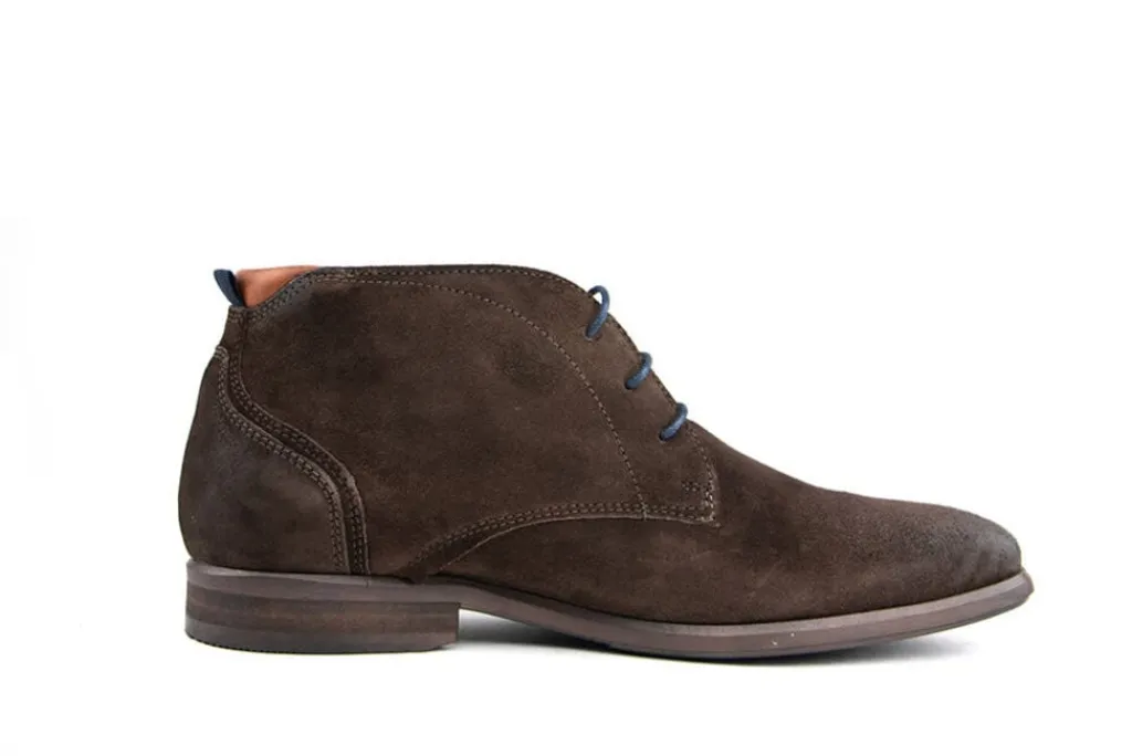 Hoge Veterschoenen | Nette Schoenen^Van Lier Hoge Veter Erasmo Testa Di Moro
