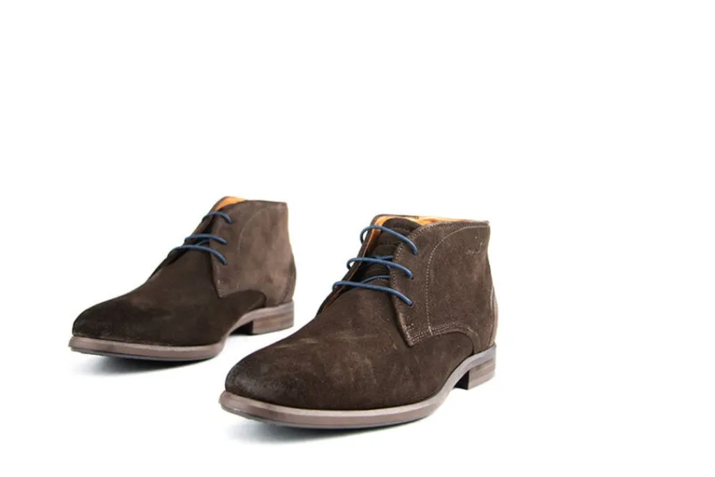 Hoge Veterschoenen | Nette Schoenen^Van Lier Hoge Veter Erasmo Testa Di Moro