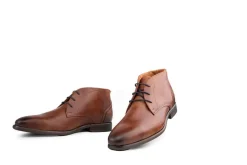 Hoge Veterschoenen | Nette Schoenen^Van Lier Hoge Veter Erasmo Cognac