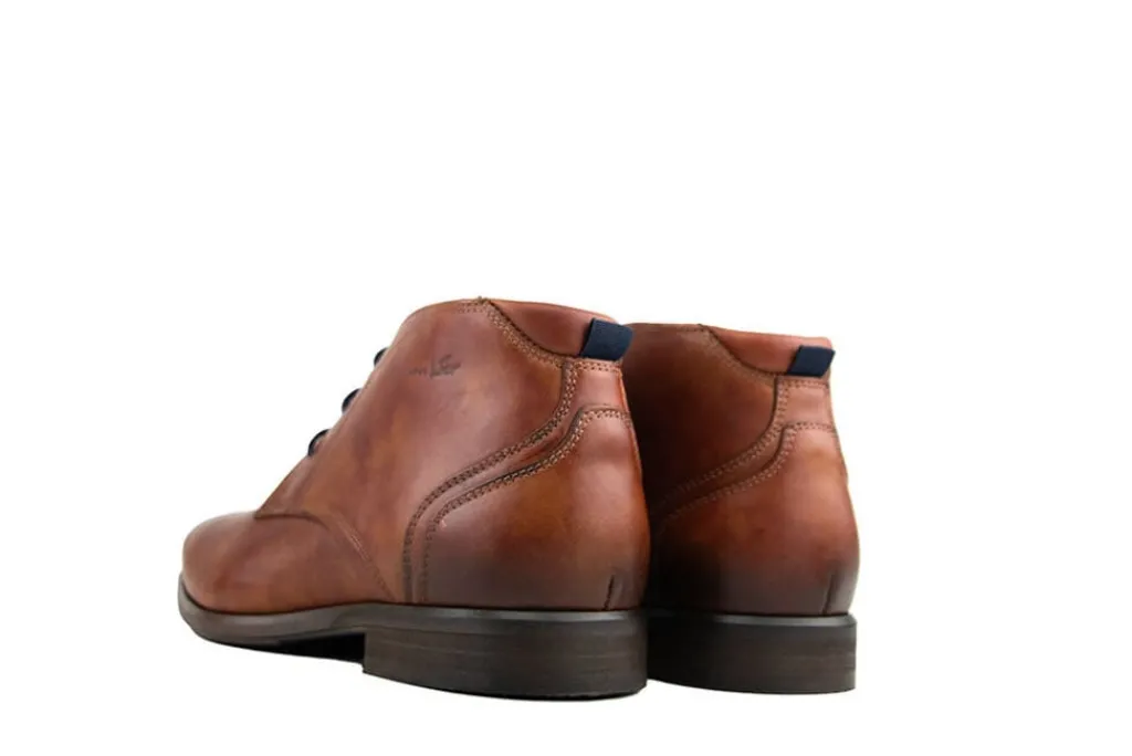 Hoge Veterschoenen | Nette Schoenen^Van Lier Hoge Veter Erasmo Cognac