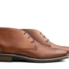 Hoge Veterschoenen | Nette Schoenen^Van Lier Hoge Veter Licht Cognac Leer