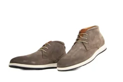 Hoge Veterschoenen | Nette Schoenen^Van Lier Hoge Veter Ticino Taupe Suede