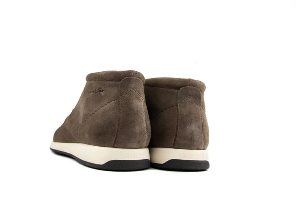 Hoge Veterschoenen | Nette Schoenen^Van Lier Hoge Veter Ticino Taupe Suede