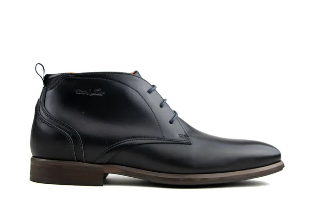 Hoge Veterschoenen | Nette Schoenen^Van Lier Hoge Veter Zwart Leer