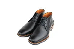 Hoge Veterschoenen | Nette Schoenen^Van Lier Hoge Veter Zwart Leer