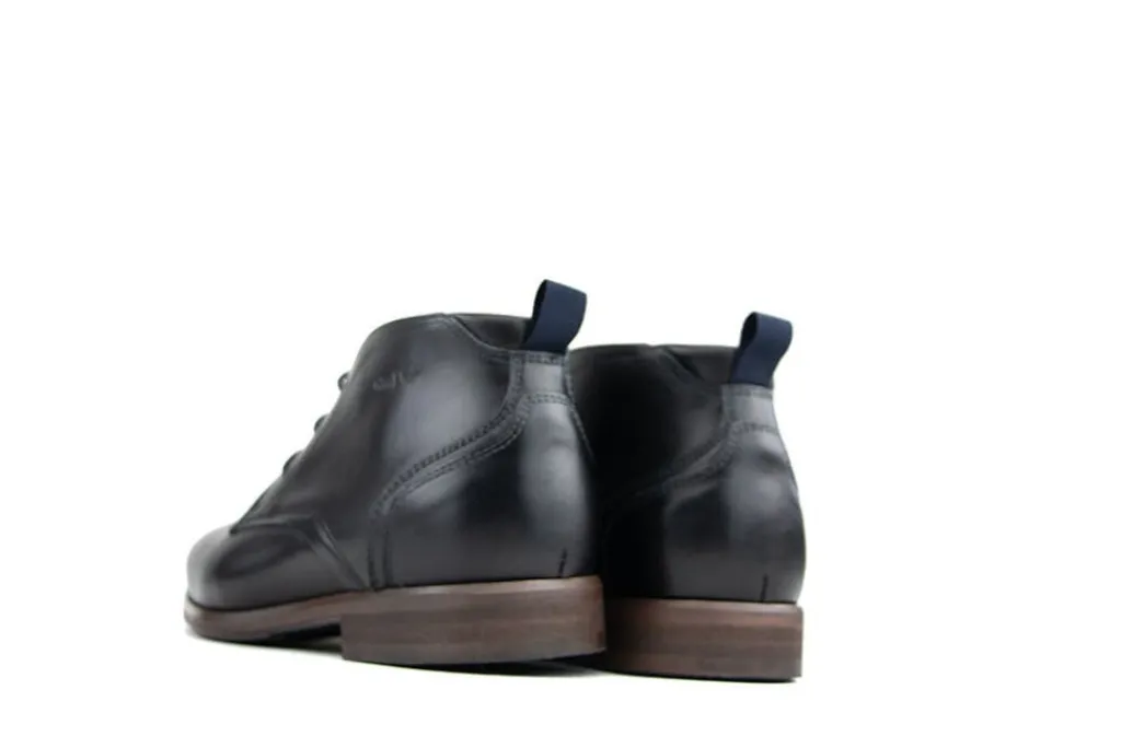 Hoge Veterschoenen | Nette Schoenen^Van Lier Hoge Veter Zwart Leer