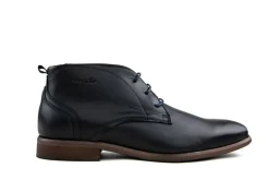 Hoge Veterschoenen | Nette Schoenen^Van Lier Hoge Veterschoenen Zwart Leer