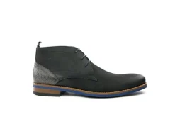 Hoge Veterschoenen | Nette Schoenen^Van Lier Hoge Veterschoen Zwart Combi