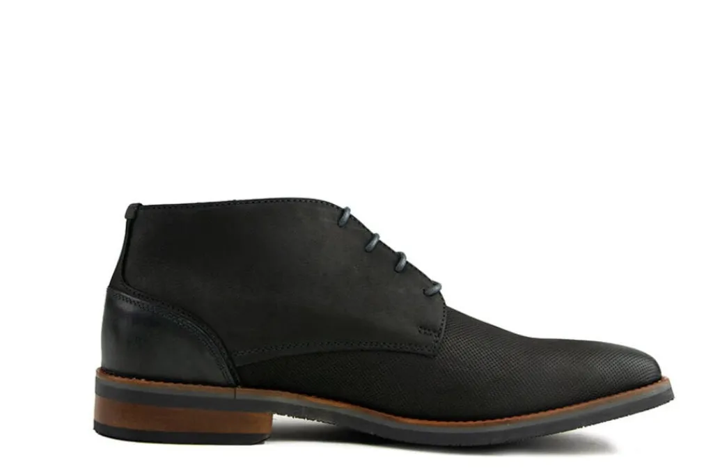 Hoge Veterschoenen | Nette Schoenen^Van Lier Hoge Veterschoen Amalfi Donkergrijs