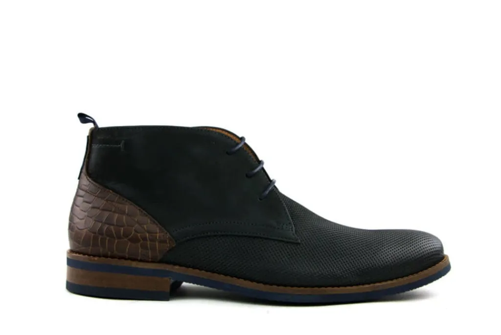 Hoge Veterschoenen | Nette Schoenen^Van Lier Hoge Veterschoen Grijs Nubuck